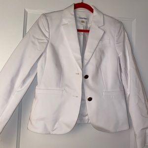 Calvin Klein white blazer